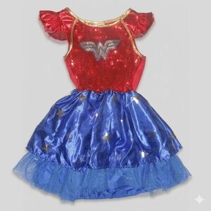 DC Wonder Woman Kids Costume- Red and Blue